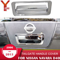 ABS ฝาครอบที่จับโครเมี่ยมกระบะท้ายสำหรับนิสสันฟรอนเทียร์ Navara D40 2006 2007 2008 2009 2010 2011 2012อุปกรณ์เสริมรถยนต์2013