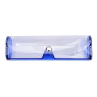 【LZ】❈  Transparente PVC Glasses Box Eyewear Case Óculos de leitura Case Óculos de plástico para lentes miópicas Multicolor