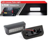 2PCs For Toyota Proace MK1 Box/Estate MK2 Box/Van Proace Verso White Error Free Led License Plate Lights Auto Tag Lamps