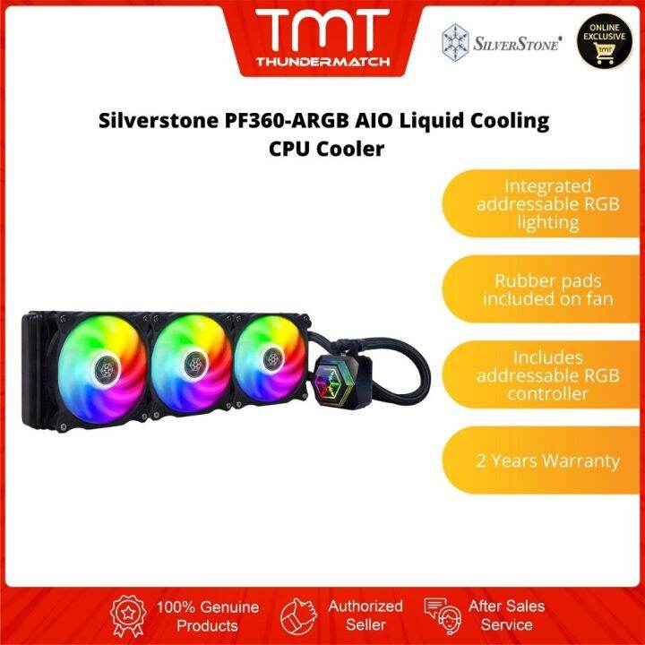 TMT Silverstone PF360-ARGB AIO Liquid Cooling CPU Cooler | BLACK ...