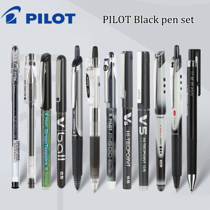 PILOT Black Pen Large Collection Concentrated Pen Set 0.5mm Pushtype