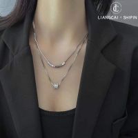 Vivienne Westwood NGBB Bright color jewelry double layer stacked small waist necklace 2023 new popular niche light luxury high-end female clavicle chain