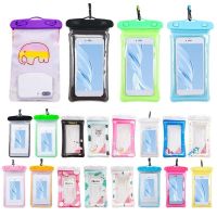 Universal Waterproof Phone Case Water Proof Bag Mobile Cover Mobile Phone Pouch PV Cover For Swimming Diving Surfing Beach