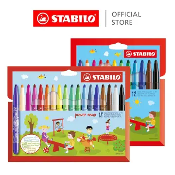 Jar Melo 50 Count Washable Markers Set, Non-Toxic, Broad Line Toddler Markers for School