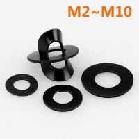 ☋☇ 100PCS PVC Soft Washers M2 M2.5 M3 M4 M5 M6 M8 M10 Soft Plastic Gasket Black Insulation Flat Paded For Screw