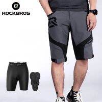 ROCKBROS 4D Womens Mens Shorts 2 In 1 With Separable Underwear Shorts Bike Shorts Climbing Running Bicycle Pants Cycling Trous