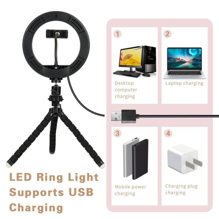 tycipy-20cm-studio-ring-light-84pcs-led-full-light-photography-selfie-lights-with-sponge-tripod-phone-holder-yutube-vlog-video