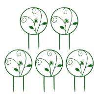 Potted Plant Trellis 5pcs/set Round Circle House Plant Support Gardening Tool for Roses Morning Glory Houseplants Tomatoes Clematis Vines Ivy responsible