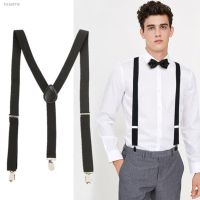 ☏☃✺ 30mm Wide Men Suspenders High Elastic Adjustable Straps Suspender Heavy Duty X Back Trousers Braces for Wedding Suit Skirt