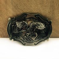 【CW】 Buckle zinc alloy retro flying eagle belt buckle jeans gift cowboy FP-03725 with 4cm width loop DROP SHIPPING