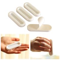 4 Pcs Paste The Open Sliding Door Handles for Interior Doors Glass Window Cabinet Drawer Wardrobe Self-adhesive Handle Door Hardware Locks