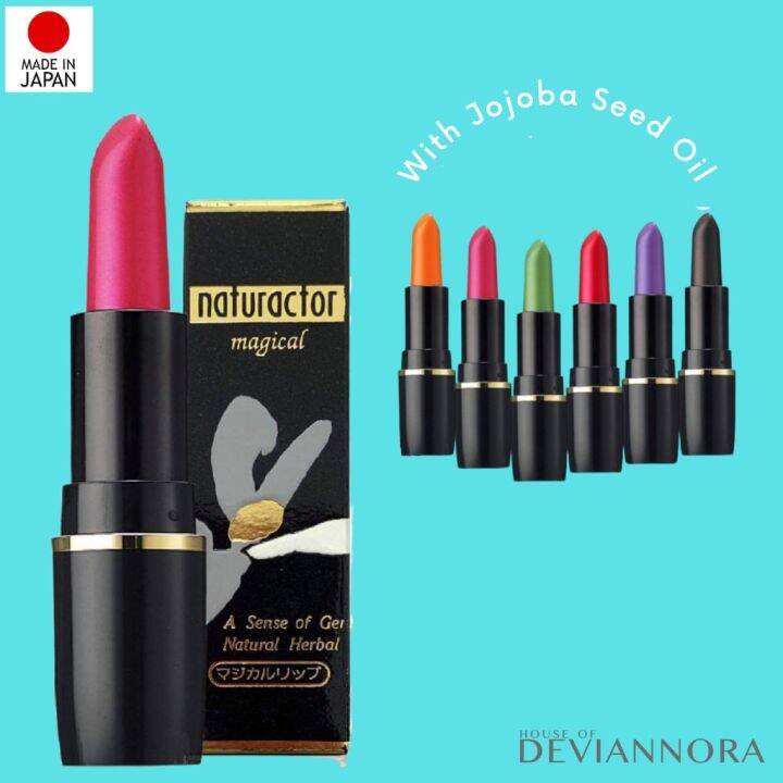 [ORIGINAL JAPAN] Meiko Naturactor Magical Lipstick Lazada