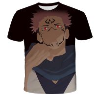 New Jujutsu Kaisen Itadori Yuji Summer Harajuku Mens Womens T-shirt Anime Tees 3D Print Cartoon Manga Short Sleeves Y2k Tops