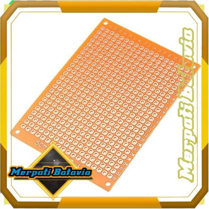 PCB Bolong Lubang dot Matrix IC 5x7 cm 5x7cm 5*7 Fiber lobang | Lazada ...