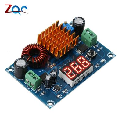 【Top-rated】 DC 3V-35V ถึง DC 5V-45V Boost โมดูล Digital Voltmeter DC-DC Step Up โมดูล Boost Converter Board 5A ปรับสำหรับแรงดันไฟฟ้า