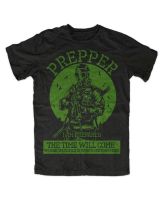 Prepper T-shirt Apocalypse, Survival, Protection, Disaster, Crisis, Zombie, Hunt, Hunt 2019 T-shirt Summer Cotton Men Tee Shirt XS-6XL