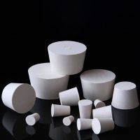 White rubber plug All size available 000# to #13 white Rubber stopper for Laboratory Chemistry Equipment Bar  Wine Tools