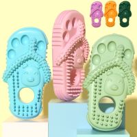 1PC Interactive Pet Slipper Toys For Dogs Ruer Resistance To Bite Dog Toy Puppy Teeth Cleaning Chew Training Toys Pet Supplies