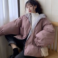 [COD] Coat new product 2022 loose bread winter Korean version of fairy dress all-match down jacket clothes double-sided