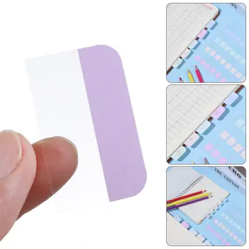 125 sheets Transparent Sticky Notes, Page Markers, Book Tabs