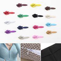 20pcs Invisible Metal Zipper Slider Home Textile Quilt Cover Clothes Colorful Zip Head Puller Sewing Accessory Auto-lock Zipper Door Hardware Locks Fa