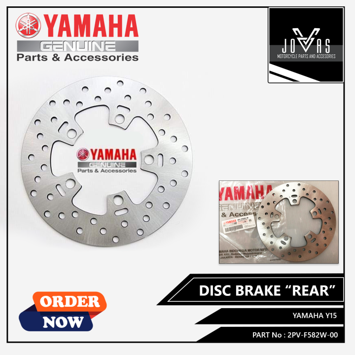 YAMAHA GENUINE PARTS DISC BRAKE YAMAHA Y-15 PART No: 2PV-F582W-00 ...