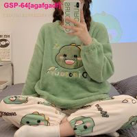 Agafgadf Dinossauro Dos Desenhos Animados Conjuntos De Pijama Flanela Loungewear ชุดลำลองใส่อยู่บ้านเลานจ์ Outono Aii Meninas