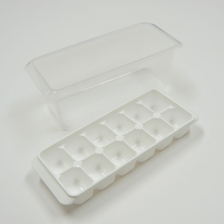 kokubo-น้ำแข็ง-12-ชิ้น-สี่เหลี่ยม-3-7x3x2-2-ซม-เครื่องทำแม่พิมพ์ถาดลูกบาศก์-สีขาว