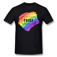 เสื้อยืดพิมพ์ลายแฟชั่นเสื้อยืด ผ้าฝ้าย พิมพ์ลาย PROUD Lgbt Lesbians Gays Bisexuals Transgenders สไตล์ฮาราจูกุ สําหรับผู้