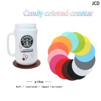 (Yetta) Pinkycolor Cup Mat Pad Coaster Simplicity Silicone Cup Pad Slip Insulation Pad Hot Drink