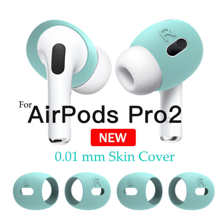 For AirPods Pro 2 Silicone Protective Case Skin Covers Earpads For
