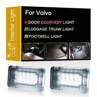 [Hot K] 12V โคมไฟภายในอาคาร LED สำหรับ Volvo C30 C70 V70 V70XC S60 S60L S80 XC90ประตูสีขาวมารยาทกระเป๋าเดินทาง Trunk ไฟรองเท้า Assembly