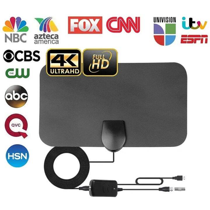 Antenna TV Digital Antena HDTV 4k Interior Indoor Signal High Range ...