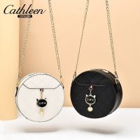 --nxkb238805♚❈◊  Kathleen small bag is popular this year the new tide of fashion circle one shoulder handbag chain package joker oblique satchel female