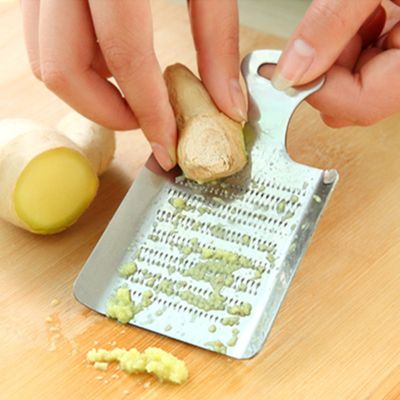 New Practical Kitchen Ginger Wasabi Stainless Steel Garlic Grater Bento Mill Tool Home Kitchen Portable Food Grinder Tool