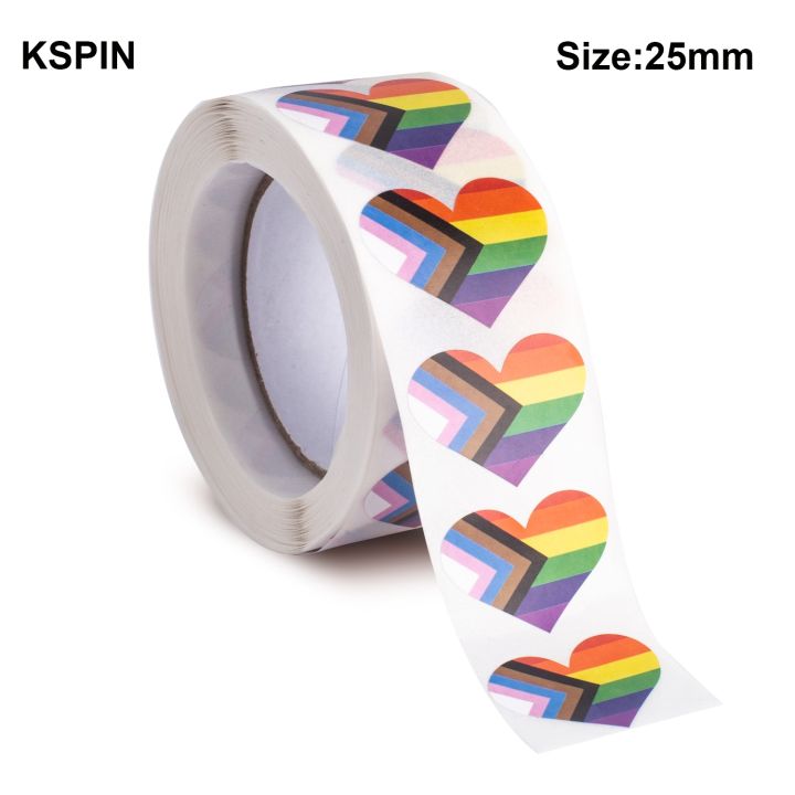 500pcs-amp-250pcs-sticker-progress-pride-paper-sticker-label-packaging-seals-crafts-favor-tag-toppers-labels