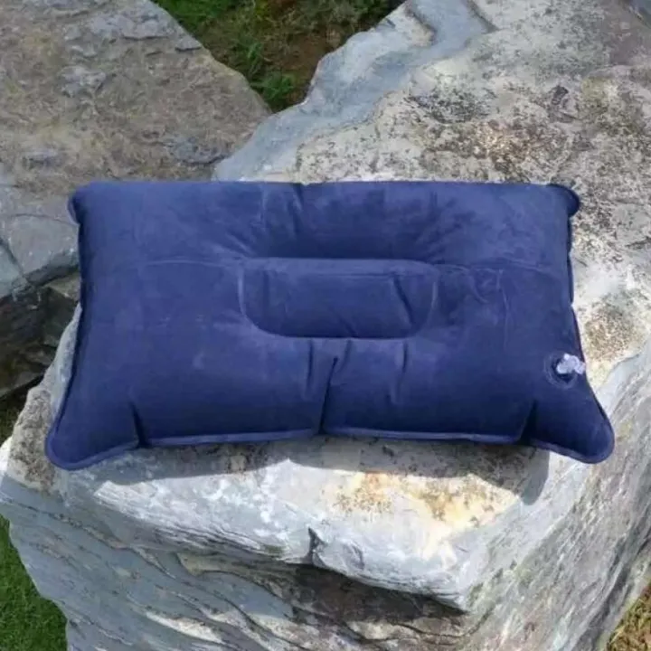 Camping Pillows Soft Inflatable Thick Folding Outdoor Travel Sleeping