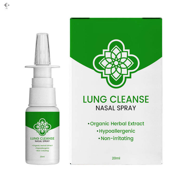 YIY 20ML Lung Cleanse Nasal Spray Relieve Nasal Congestion Sneezing ...