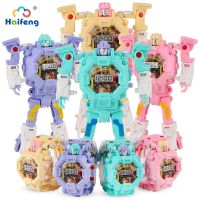 Children Toys Watches Wearable Electroni Watch Deformation Robot Electronic Display Can Store Detachable Watch Toy Birthday Gift