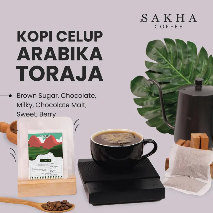 Kopi Celup Arabika Toraja Arabica Coffee Sachet Asli Murni Tanpa Ampas Tanpa Gula Lazada Indonesia