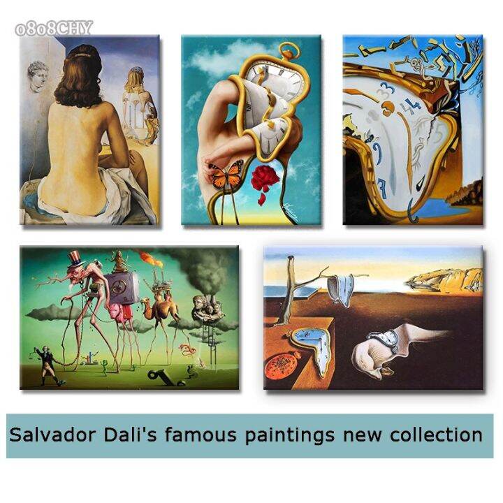 surrealism-ภาพวาดที่มีชื่อเสียงโดย-s-alvador-dali-ผ้าใบโปสเตอร์ภาพวาดพิมพ์ศิลปินคลาสสิก-artwoks-ผนังศิลปะรูปภาพตกแต่งบ้าน