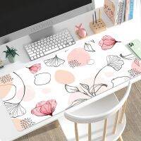 Minimalist Art Abstract Flower Mouse Pad เกม XL แผ่นรองเม้าส์ที่กำหนดเองใหม่สำหรับบ้าน แผ่นรองเม้าส์ XXL แผ่นรองเม้าส์สำนักงานกันลื่น