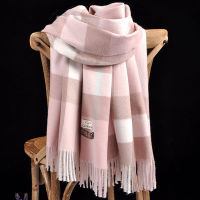 Women Winter Scarf Iron Tower Cashmere Shawl Womens Warm Double-Sided Thick for Lady Fashion Bandana Female Pashmina