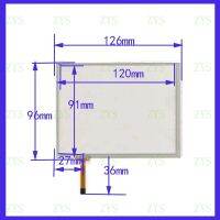 ZhiYuSun TPM5758หน้าจอสัมผัส4สาย5.7นิ้วกระจกกันรอยดิจิตอลกระจก126มม. * 96มม. สำหรับการควบคุมทางอุตสาหกรรมทั่วไป126*96