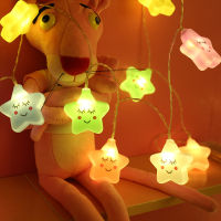 402010Led Cute Star Led Light String Fariy Garland Christmas Lights Decorations for Home Outdoor New Year 2021 Noel Natal Deco