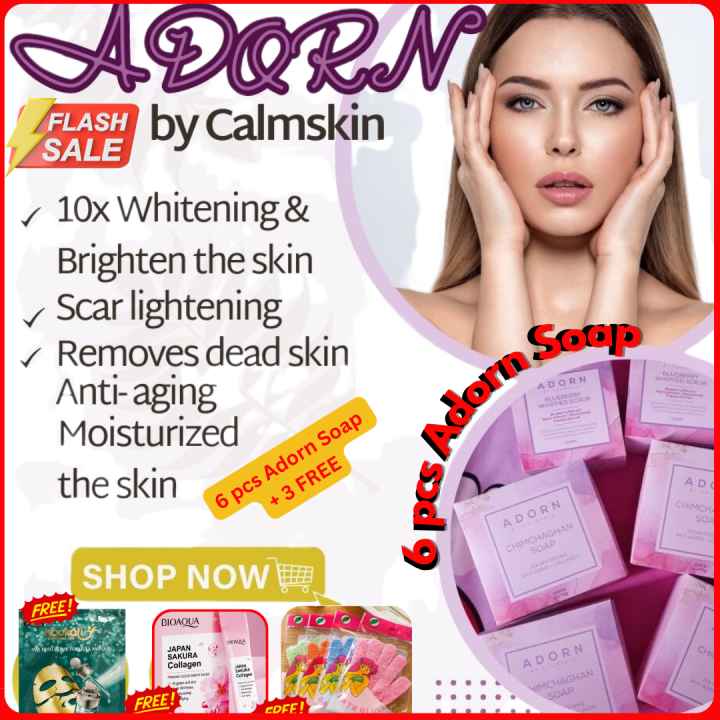 Adorn Soap By Calmskin Camille Trinidad Whitening Authentic Blueberry ...