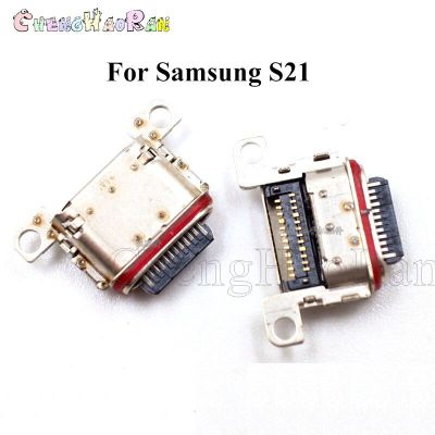 พอร์ตขั้วข้อต่อซ็อกเก็ตสำหรับชาร์จแจ็คไมโคร USB ชนิด C สำหรับ Samsung A32 A52 A72 S21 S21 + โทรศัพท์มือถือ S21P อะไหล่ซ่อมแบบโค้ง