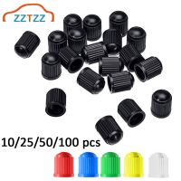 10/25/50/100pcs Tyre Valve Caps Plastic Car Tire Stem Dust Covers Universal Valve Caps for Cars Motorcycle Bike Bicycle