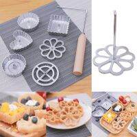 【CW】 Aluminum Swedish Rosette Iron Maker Waffle Timbale Molds Funnel Cake Ring Maker Cookie Bake Mold Bunuelos Mold Kitchen Tools