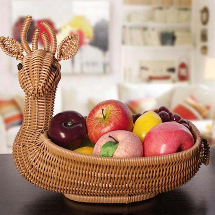 animal-rattan-fruit-vegetable-storage-basket-picnic-bread-baskets-serving-tray-toys-sundries-organizer-box-table-decoration